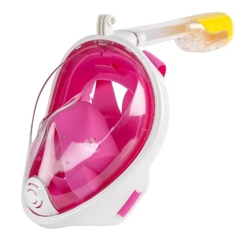 Маска для снорклинга и подводного плавания (дайвинга) Tribord Easy breath Размер L-XL (Розовый)