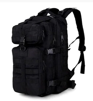 Тактичний рюкзак Stealth Angel 45L з водовідштовхувальним просоченням Чорний