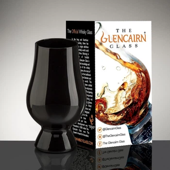 Келих для віскі Glencairn Glass чорний 200 мл 1 шт у подарунковій упаковці (GGBk1)