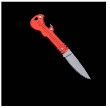 Брелок-нож + открывалка для ключей 12.2 cm Красный (sv0253)