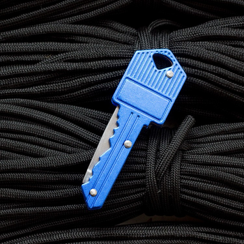 Брелок-ніж ключ 12.5 cm Синій (sv0048)