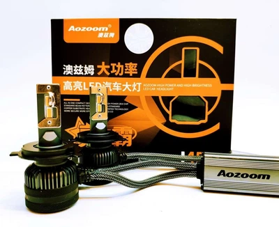 Светодиодные автолампы LED Aozoom L8 цоколь H4 9-18В 5500К 7600Lm Canbus