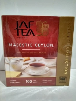 Чай чорний в пакетиках Jaf Tea Majestic Ceylon 100шт