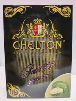 Зелений цейлонський чай Chelton з саусепом 100г