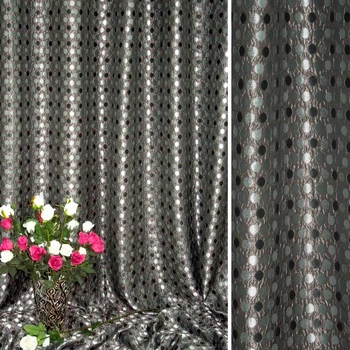 Фукра для штор круги коричнево-розовая, ш.270 (31556.006)