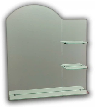 Дзеркало арка, з поличками Seria A №324 м (687х550х120)