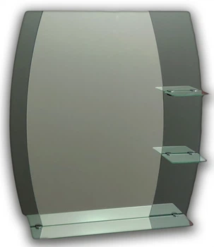 Зеркало с тремя полками Seria A №60 (687х600х120 мм)