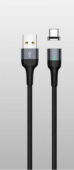 МАГНИТНЫЙ КАБЕЛЬ USAMS U28 USB – type-C ДЛЯ ЗАРЯДКИ И ПЕРЕДАЧИ ДАННЫХ FAST CHARGING 9V-2A/5V-3A овал(SJ327USB01)