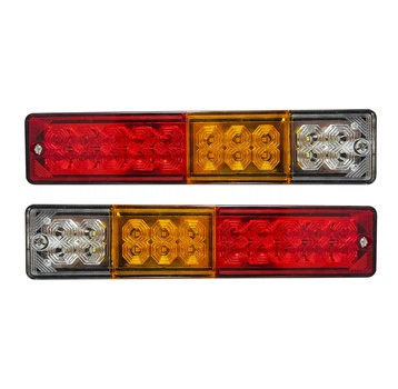 Задние LED фонари, на прицеп, на трактор, на грузовик 12 и 24 Вольта (240х55мм) Цена за комплект!