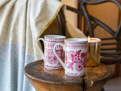 Набор чашек English Home Flower Art 250 мл Разноцветный