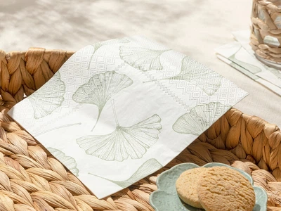 Салфетки бумажные English Home Gingko 33х33 см 20 шт 10030755002