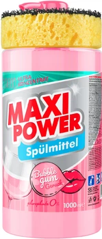 Засіб для миття посуду Maxi Power Бабл Гам 1 л (4823098408505)