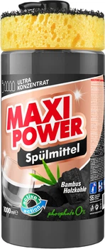 Засіб для миття посуду Maxi Power Чорне вугілля 1 л (4823098411796)
