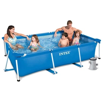 Каркасный бассейн Intex 28270 - 3, 220 х 150 х 60 см (2 006 л/ч, тент, подстилка)