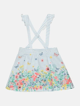 Сарафан H&M 74см белый полоска, цветы 601703063