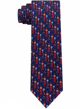 Галстук Tommy Hilfiger S21005 синий+красный
