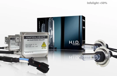 Комплект ксенона Infolight +50% H7 4300K