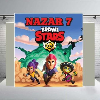 Банер " Brawl Stars" 2000х2000 мм+ тубус