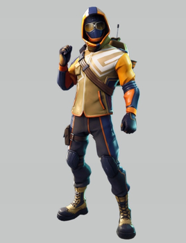 Наклейка для интерьера Фортнайт детская, стикер Fortnite 70 х 25 см Summit Striker Стильный спецназовец Oracal (L-10)