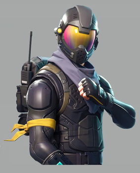 Наклейка для інтер'єру Фортнайт дитяча, стікер Fortnite 100 х 90 см Rogue Agent Агент-ренегат Oracal (L-19)