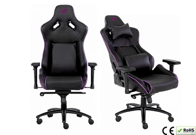Комп'ютерне Ігрове Крісло Геймерське з MultiBlock для Геймера GT Racer X-0733 Чорне / Біле