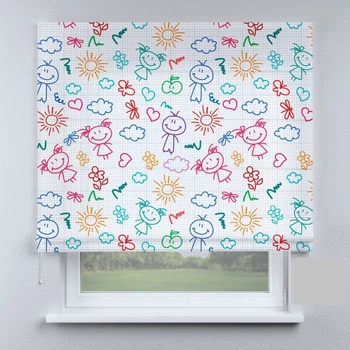 Римские шторы DECOLIV детские 40*170 см