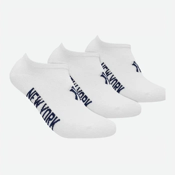 Носки мужские New York Yankees 3 pk Sneaker 15100004-1001 39-42 р 3 пары Белые (8718984009378)