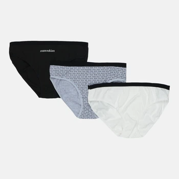 Трусики-слип Manoukian Slips-X3-Femme 12890190-1 S Серый/Чёрный/Белый (3349610012438)