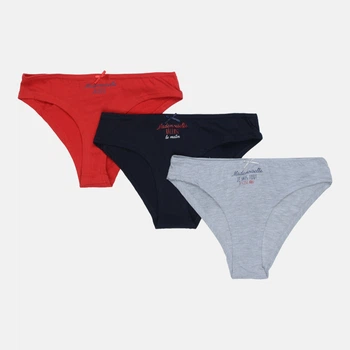 Трусики-сліп Fashion Lady Slips-X3-Femme 12890185-2 M Червоний/Синій/Сірий (3349610016467)