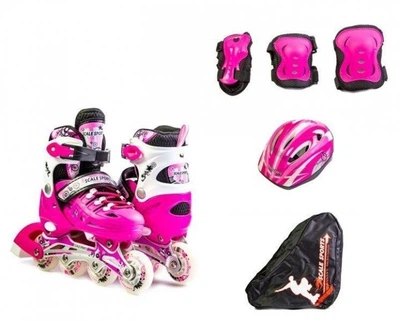 Роликовий комплект Scale Sports рожевий 31-34 р. LF905-02