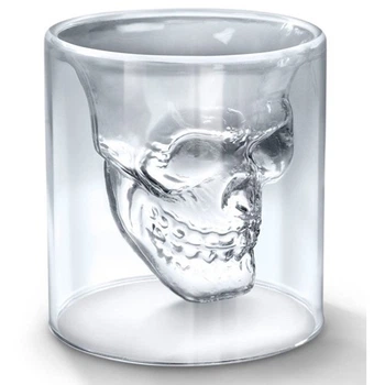 Стакан рюмка с черепом 75 мл Magisso Skull Glass 4 шт