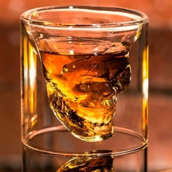 Стакан рюмка с черепом Magisso Skull Glass 4 шт