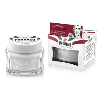 Крем до гоління Proraso Pre-shaving cream зелений чай для чутливої шкіри 100 мл