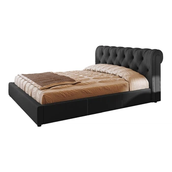 Ліжко Честер (Green Sofa) Чорне 140х200 см 381147_22