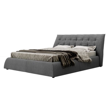 Кровать Равенна (Green Sofa) Серая 200х200 см 381134_50