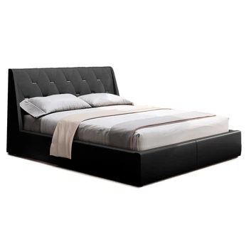 Ліжко Берлін IV (Green Sofa) Чорне 120х200 см 381105_46
