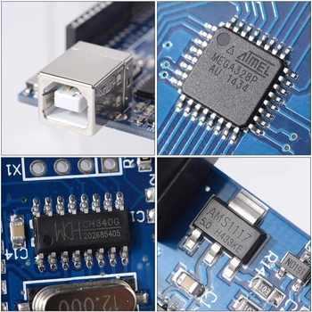 Модуль-Плата Arduino Uno R3 чип: ATmega328P + CH340, кабель 0,3м (AC-mega328-6429)