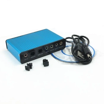 Внешняя звуковая карта Digital USB 5.1 оптический S/PDIF вход