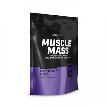 Гейнер BioTech Muscle Mass 1 кг Ваниль