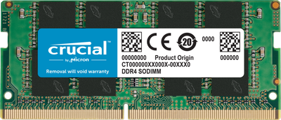 Пам'ять Crucial 32 GB SO-DIMM DDR4 2666 MHz (CT32G4SFD8266)