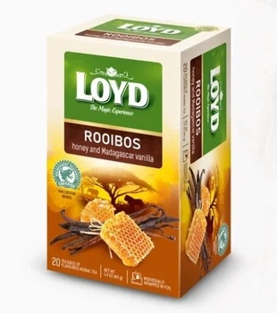 Чай ройбуш LOYD з медом та ваніллю 40г (20пак.)