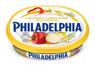 Сир Philadelphia цибуля, перець, 175г