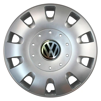 Автомобильные колпаки SKS 401 R16 4 шт Серебристые (с логотипом Volkswagen)