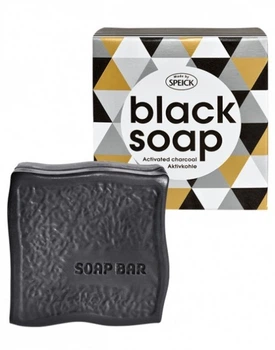 Мило для тіла чорне Speick Black Soap збагачене активованим вугіллям з бамбука 100g