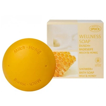 Мило для тіла Speick Wellness Soap Milk & Honey з екстрактом молока та меду 200g