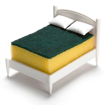 Подставка для кухонной мочалки в виде кровати TOY Sponge Holder
