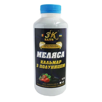 Меласса 3KBaits Кальмар-клубника 500мл (3KB1094)