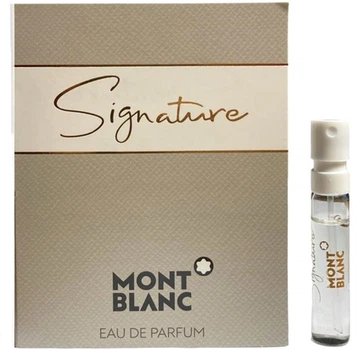 Пробник Парфумована вода для жінок Montblanc Signature 2 мл (ROZ6400101211/3386460116671)
