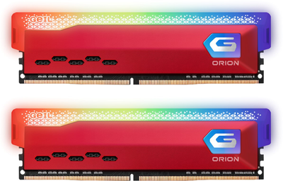 Оперативная память GeIL DDR4-3600 16384MB PC4-28800 (Kit of 2x8192) Orion RGB Racing Red (GOSR416GB3600C18BDC)