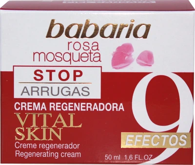 Krem do twarzy Barbaria 9 efektów z dziką różą do regeneracji skóry przeciwstarzeniowy 50 ml (724990) (8410412057028)